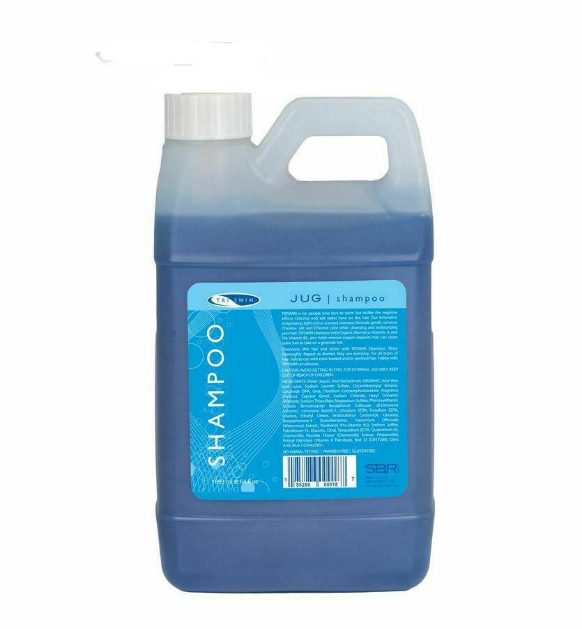 SBR TRISWIM Chlorine Removal Swimmers Shampoo Moisturizing Repairing Hair