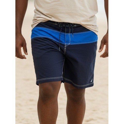 Nautica Mens XXL Blue Swim Trunks Excellent