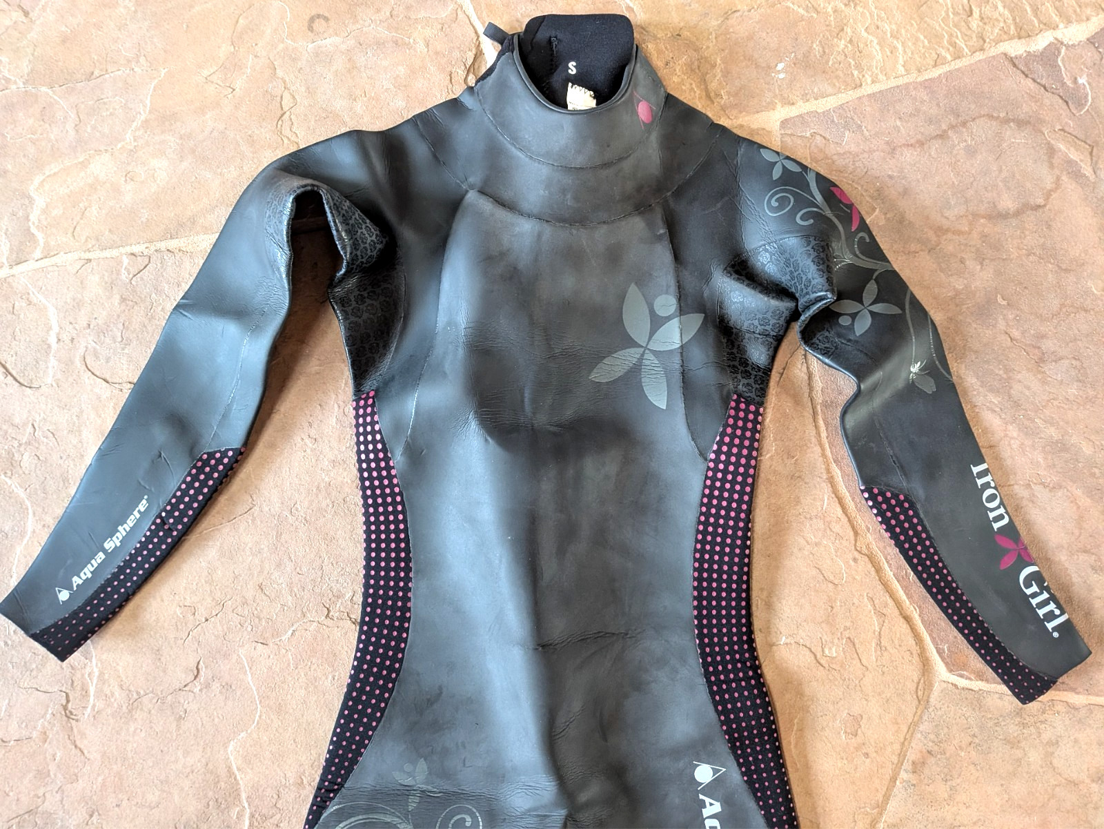 Aqua Sphere Pursuit Iron Girl Elite Womens Small Triathlon Wetsuit Barely Used