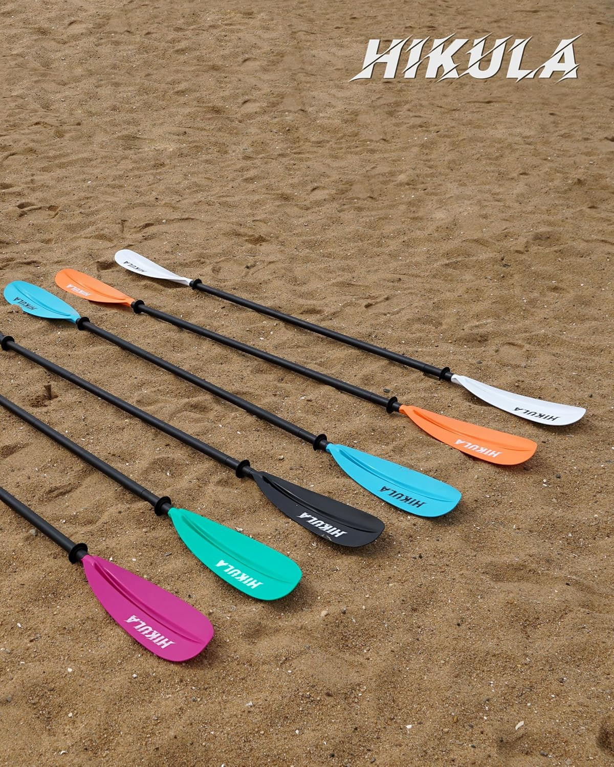 Kayak Paddles Aluminum Shaft Paddle with Nylon Blades, Floating Adjustable Kayak