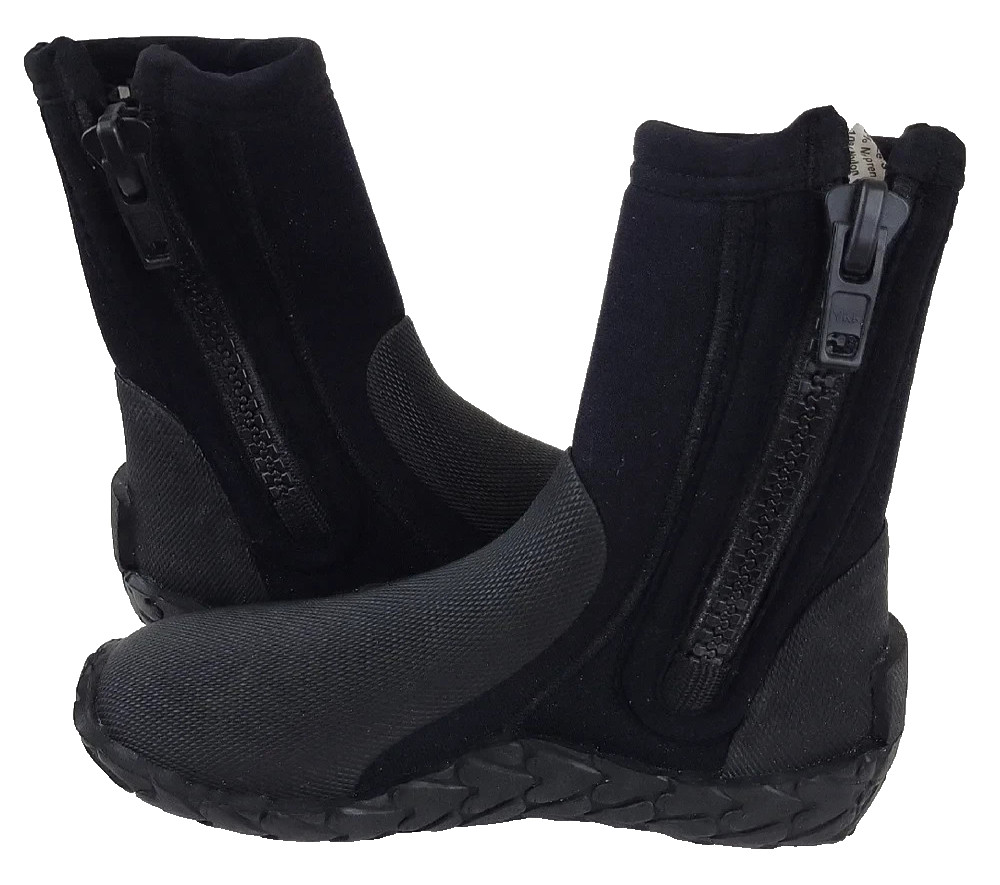 ScubaPro Delta 5MM Neoprene Dive Boots Black Scuba Diving Boots Mens 4 Women 5.5