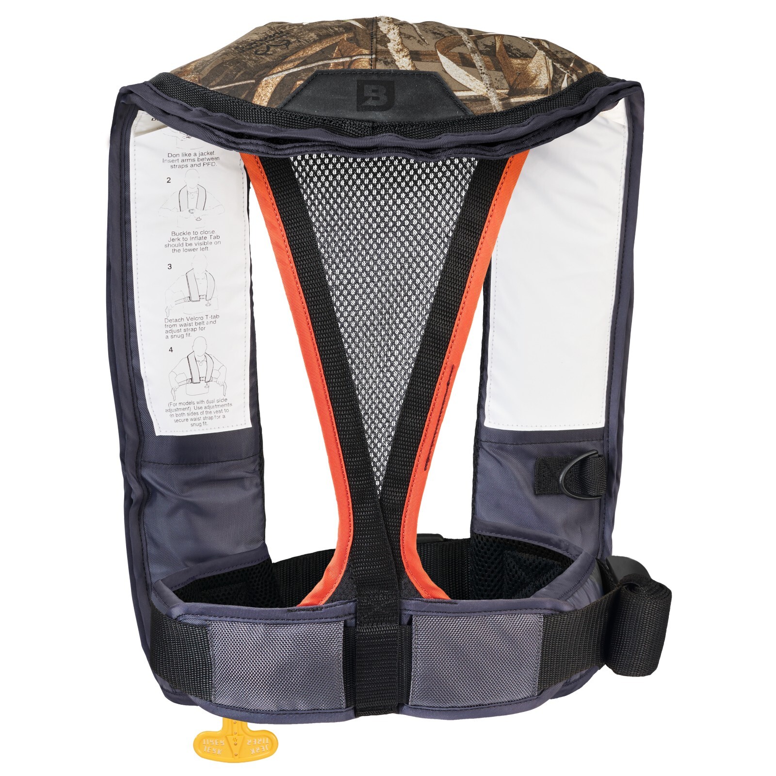 Bluestorm Atmos 40 Inflatable AUTOMATIC Life Jacket USCG Type 2 PFD, MAX5 Camo