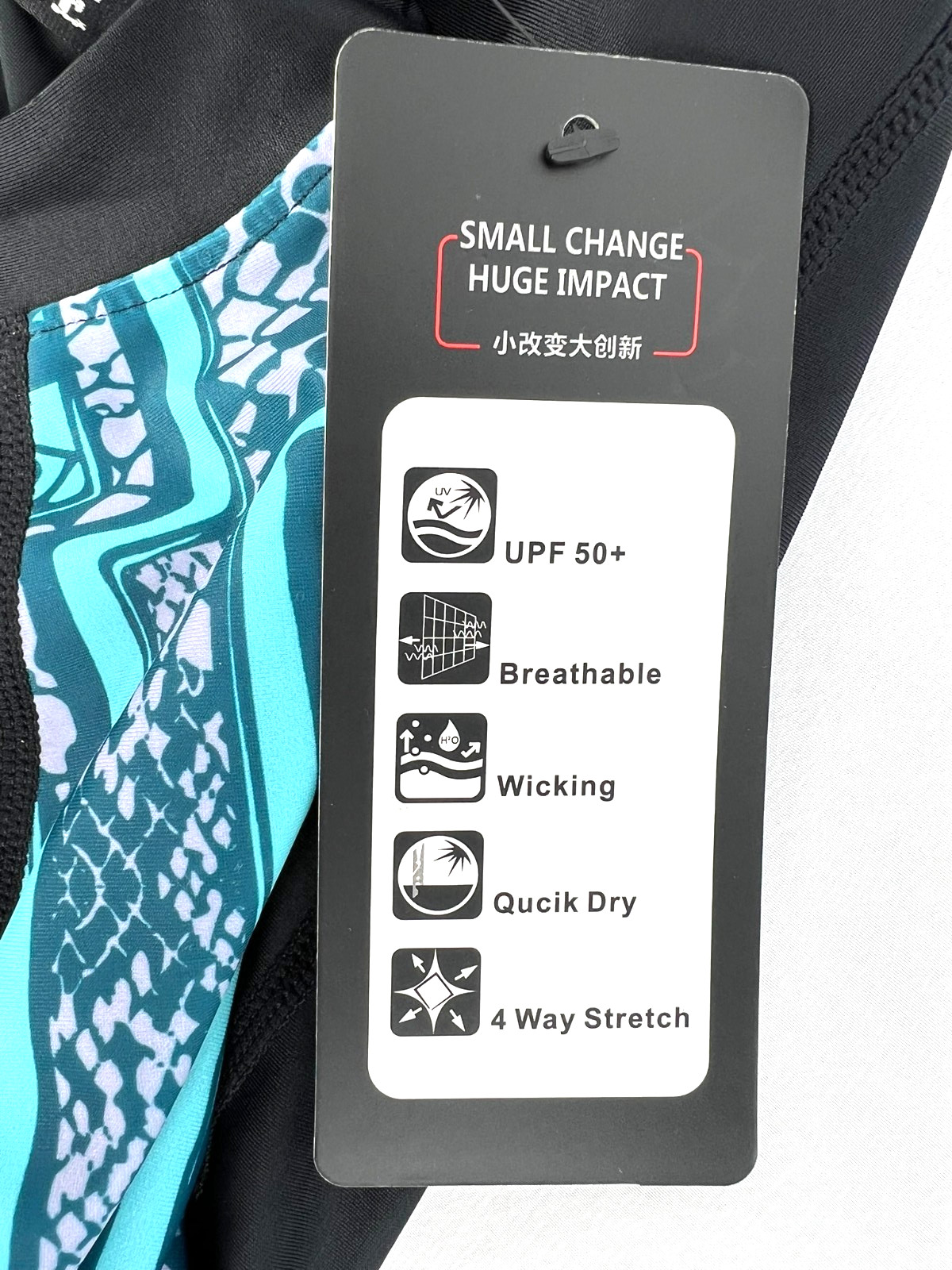 HUGE SPORTS Mens Rash Guard XXXL Long Sleeves UPF 50+ Sun Protection Swim Shirt