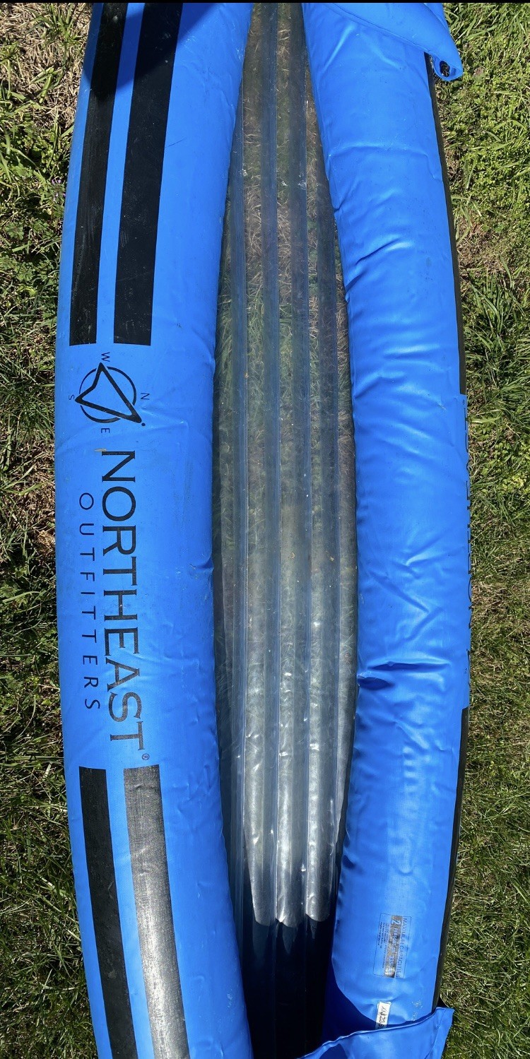 Clear Transparent 2 Person 11ft. Lake River Heavy Duty Kayak Canoe