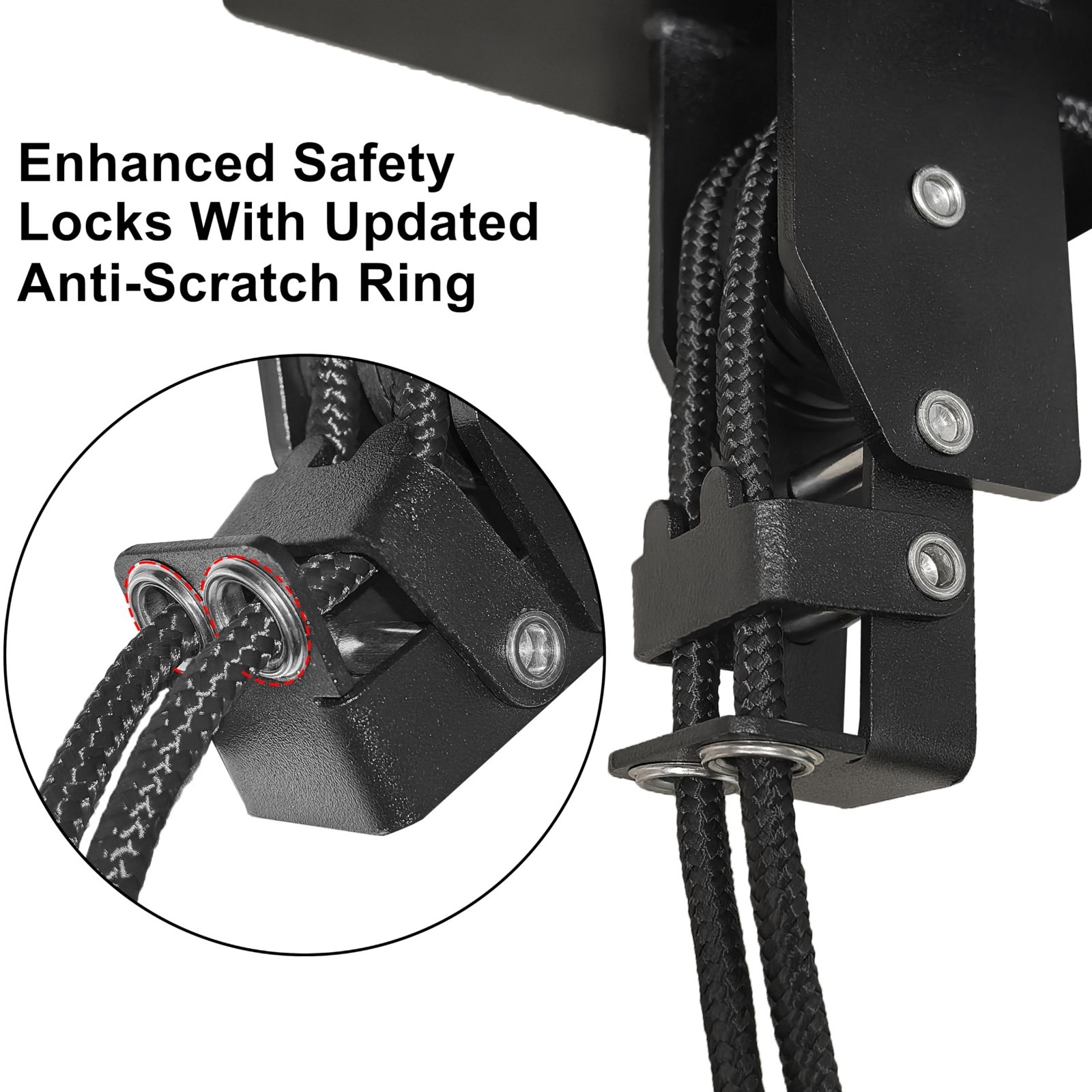 Canoe Hoist Pulley System for Garage Ceiling, 150 lbs Capacity, Overhead Space S