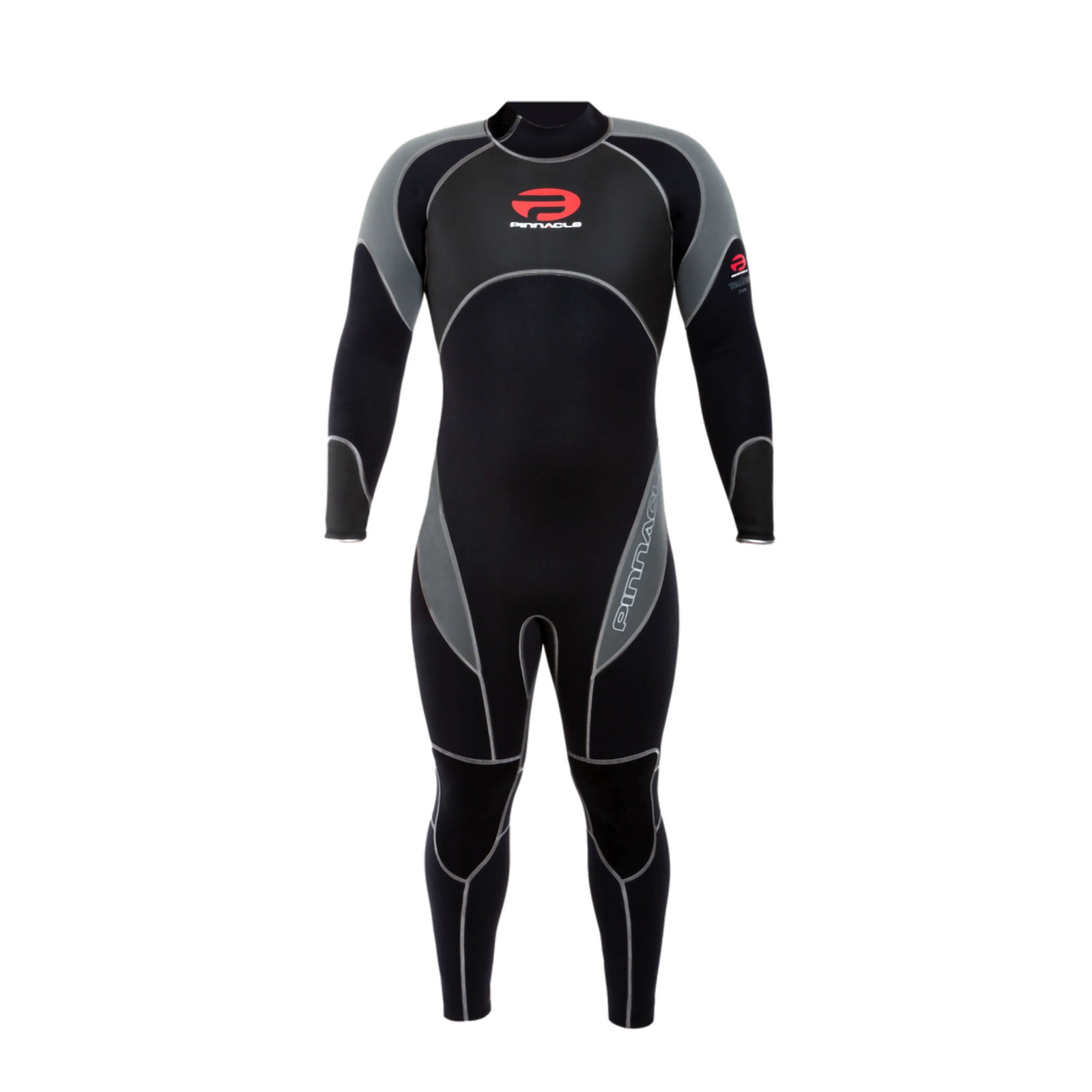 Pinnacle Venture 3mm Men’s Wetsuit, Black/Grey, X-Large