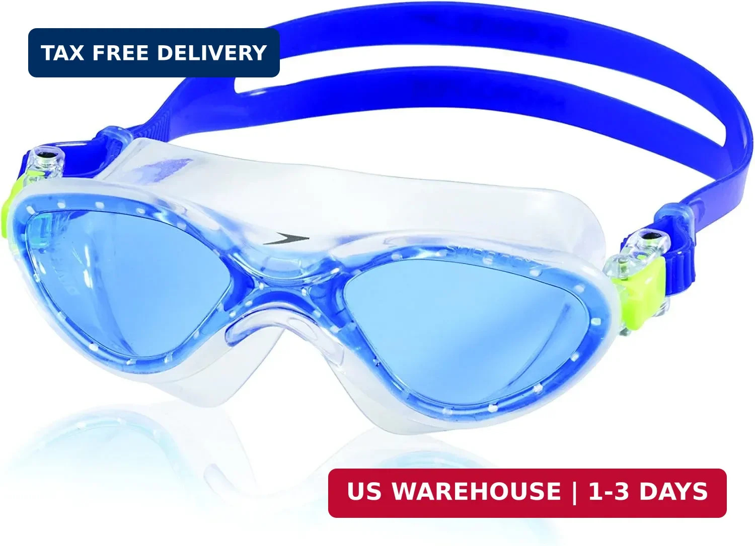 Speedo Unisex-Child Swim Goggles Hydrospex Mask Ages 3-6