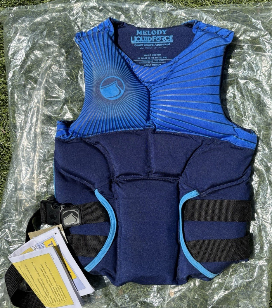 Liquid Force MELODY USCGA Type III PFD Wake-Surf-Ski Vest Womens Small