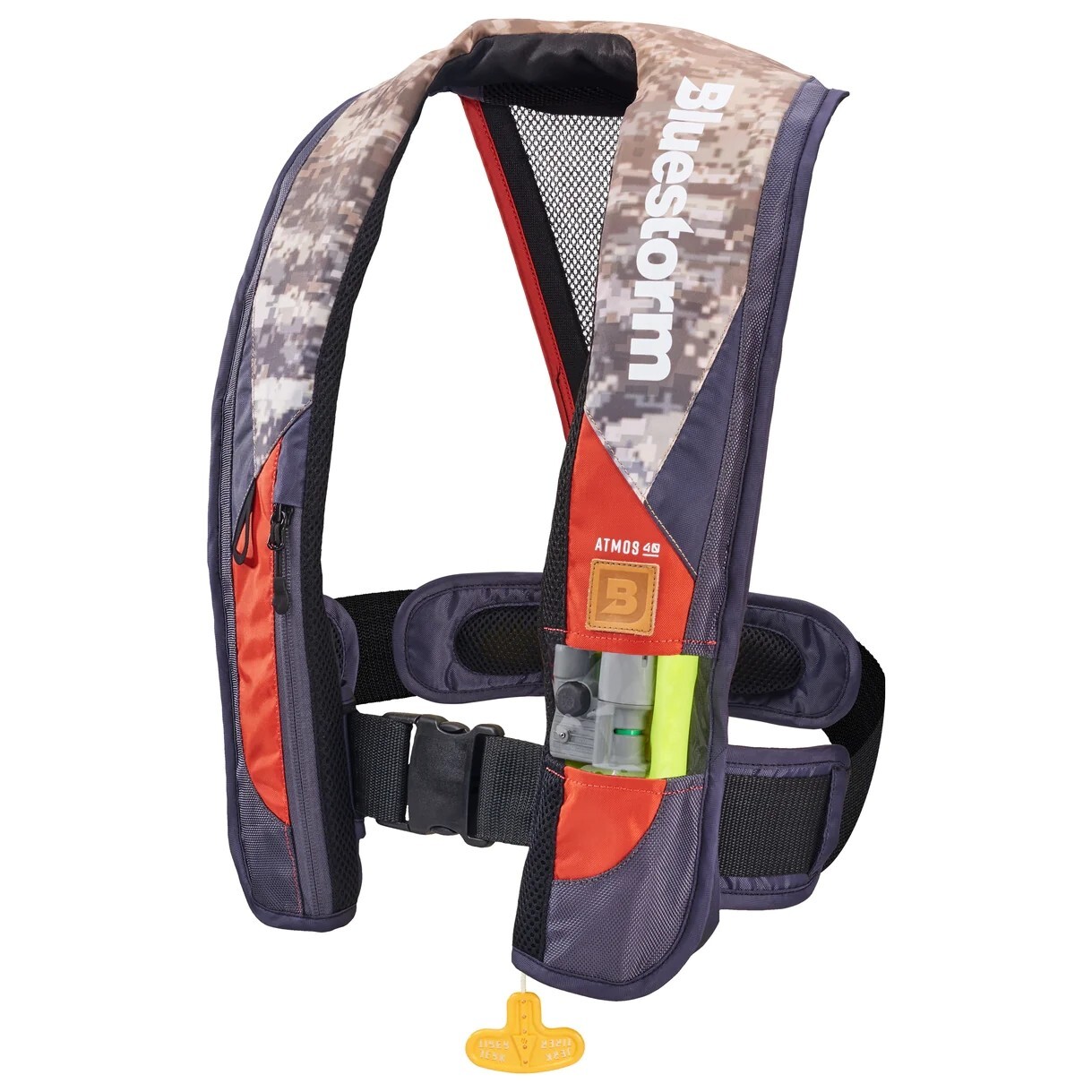 Bluestorm Atmos 40 Inflatable AUTO Life Jacket USCG Type 2 PFD, Legendary Camo