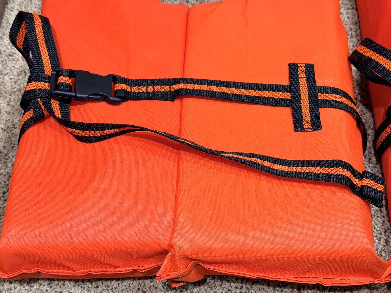 2 Pack Type II Life Jacket Vest Orange USCG Approved Adult Fishing Boating