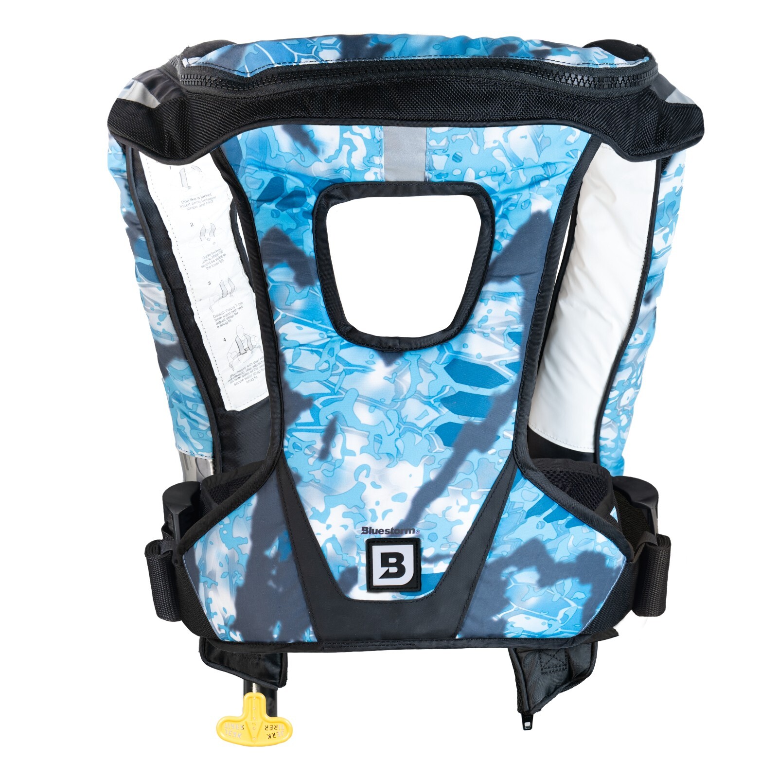 Bluestorm Arcus 40 Inflatable AUTO Life Jacket USCG Type 2 PFD, Kryptek LITUS