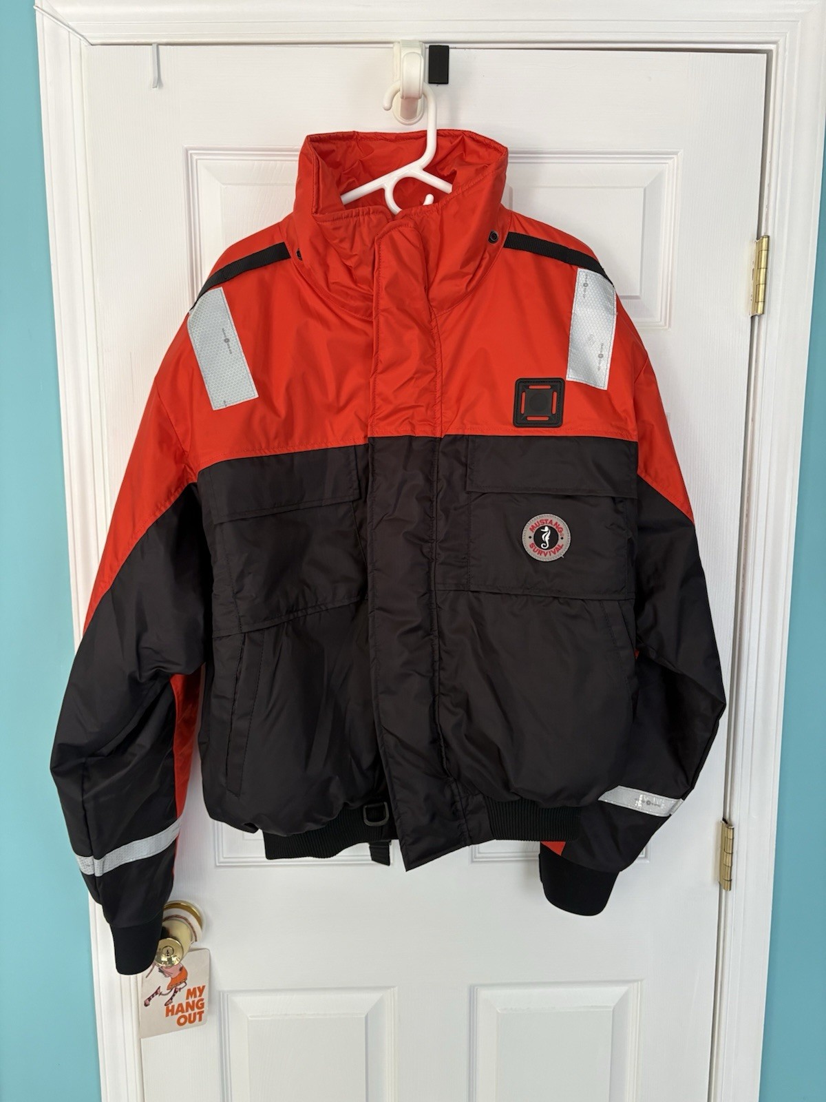 Mustang Survival Float Coat Jacket Adult XXX-Large MJ6214 ORANGE