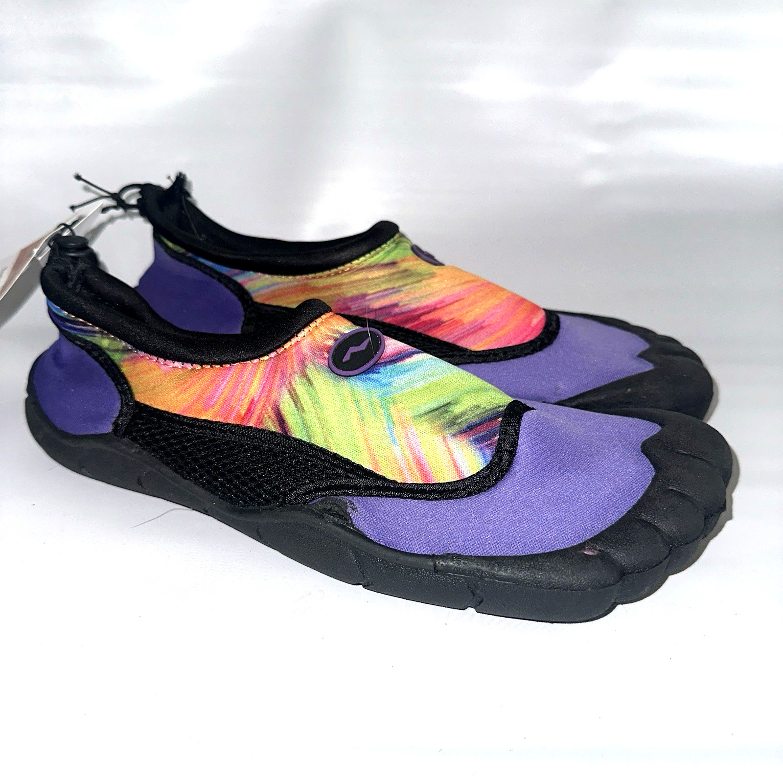Norty Footwear Size 10 M Black Purple Womens Water Shoes New NWT