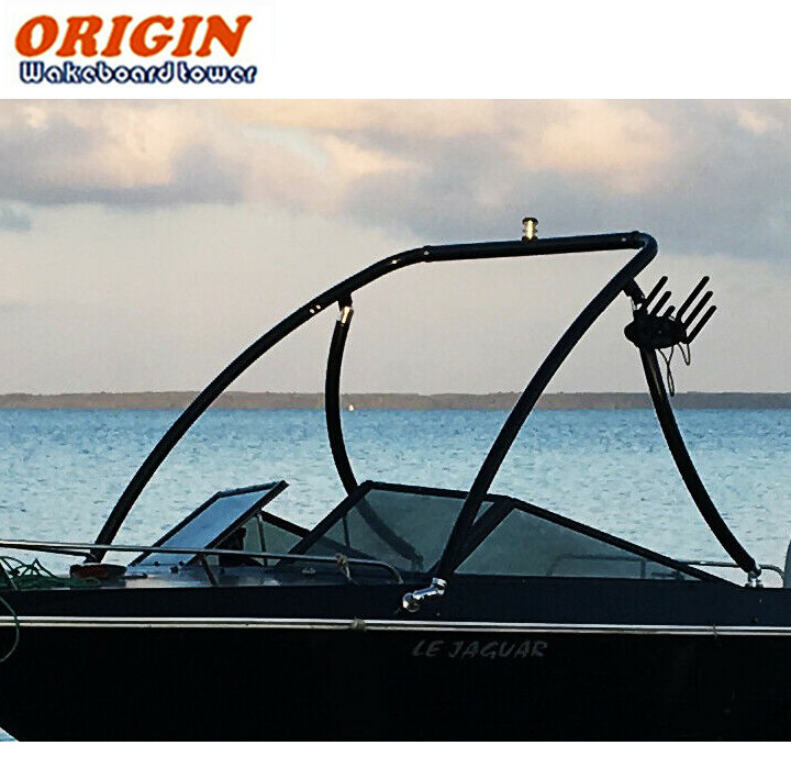 Origin Advancer Boat Wakeboard Tower 2.25″ Tube Glossy Black 5 Year Warranty