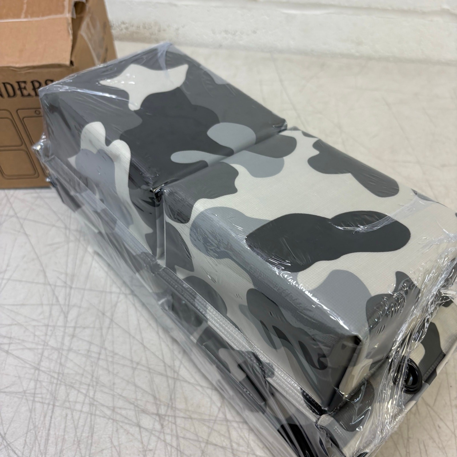 2 Pack – PWC Fender Bumpers 14x6x3.2″ Jet Ski Dock Bumpers w Cords – Gray Camo