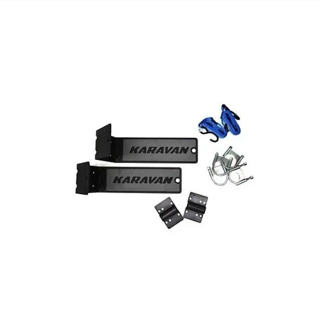 Karavan Kayak Carrier Padded Bow w/Stern Tie Down Strap/Hardware New Damaged Box