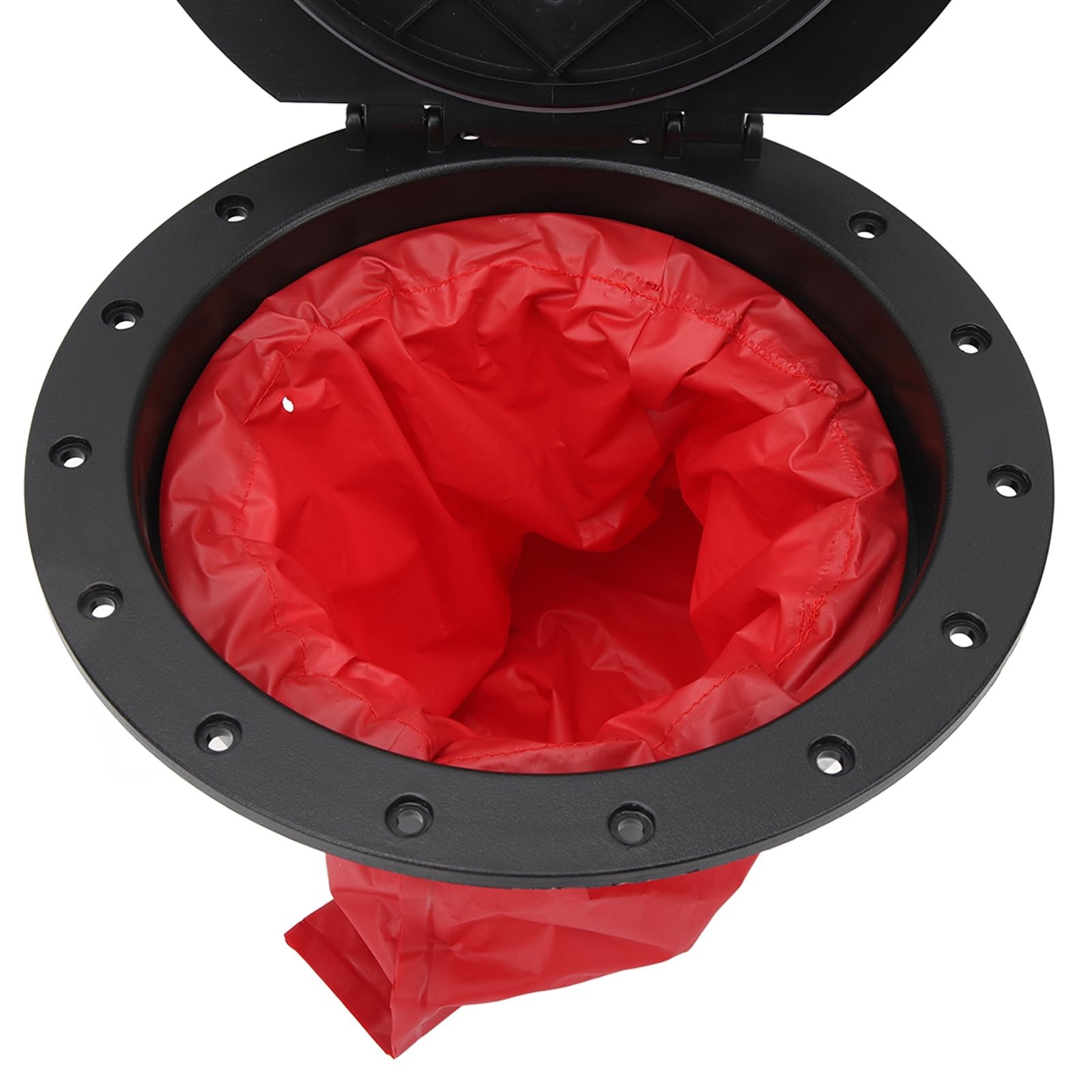 Black 11.2 Inch Deck Plate Kit Hatch Storage Bag Kayak Boat Fishing