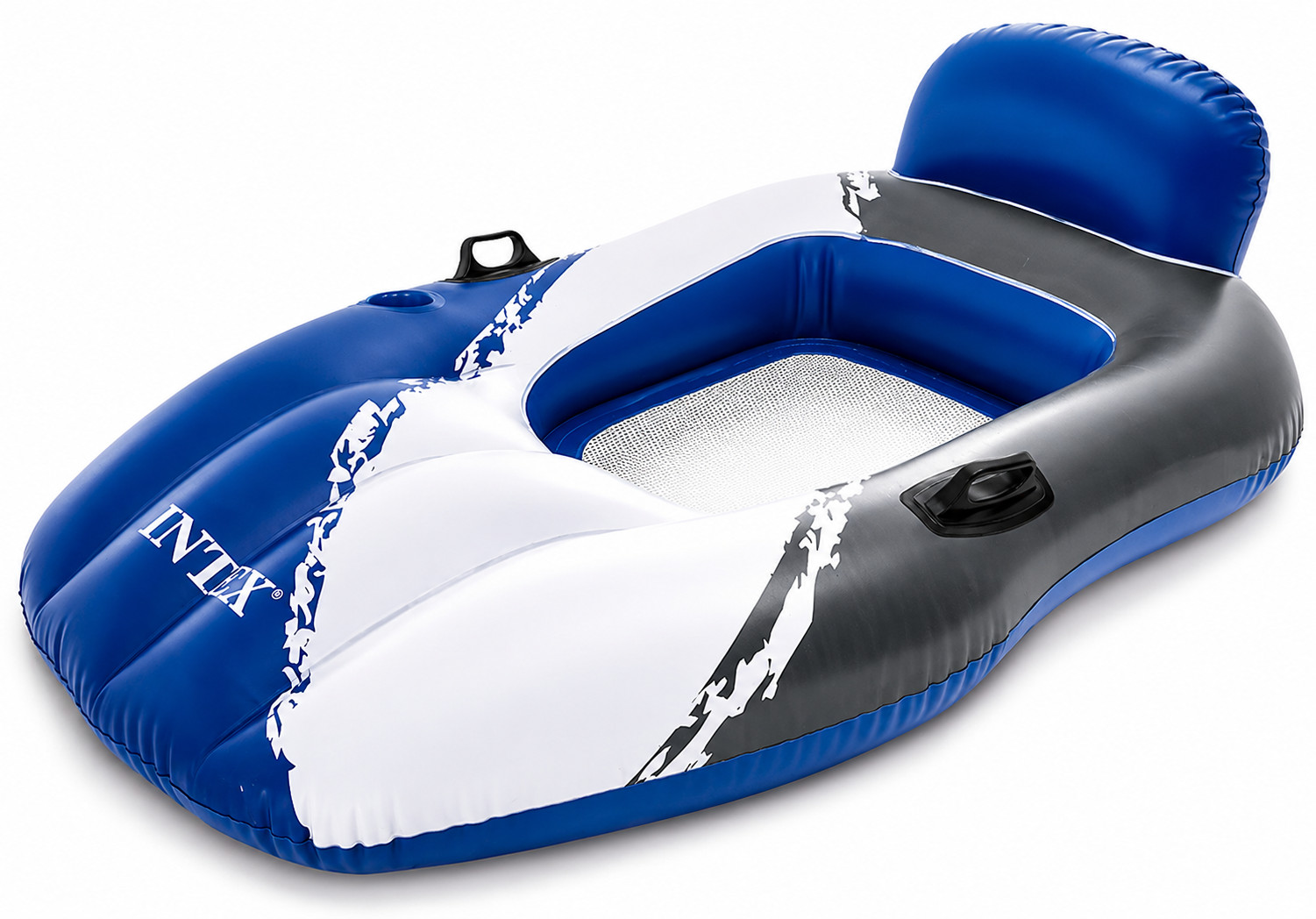 INTEX Floating Mesh Lounge Pool Float Adult River Lake Raft Inflatable Chair w/