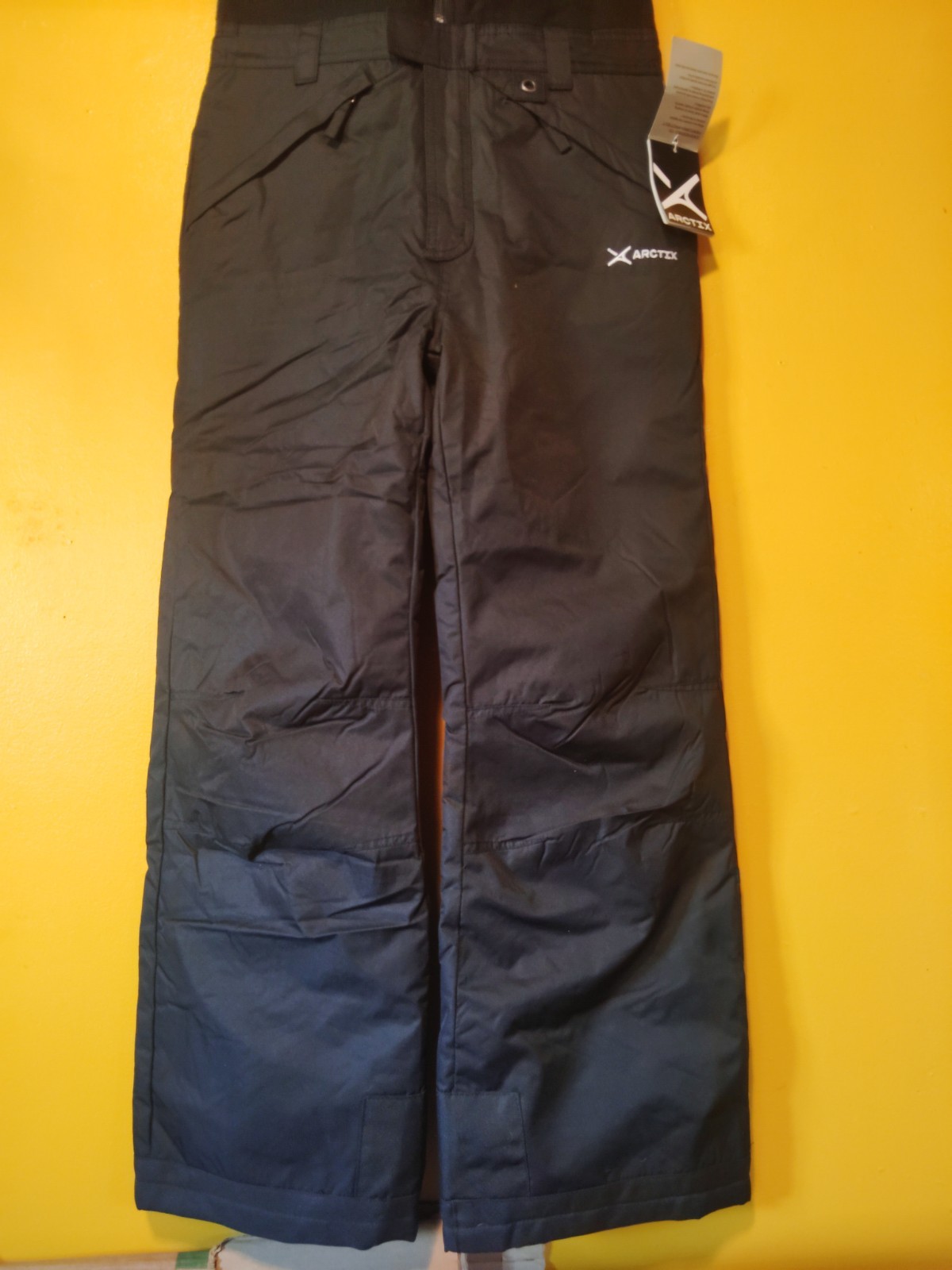 L(14/16)Arctix Black Overall Water Repellent Full Sleeveless Suit