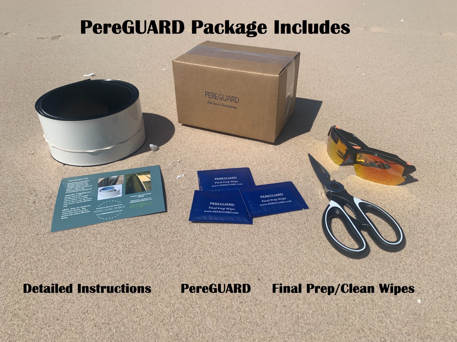 PereGuard Kayak Keel Guard 4″ Width canoe sup kayak abrasion resistance