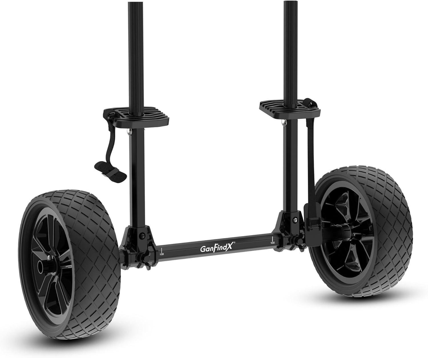 Heavy Duty Kayak Cart Adjustable Foldable Trolley with Solid Durable Wheels P…