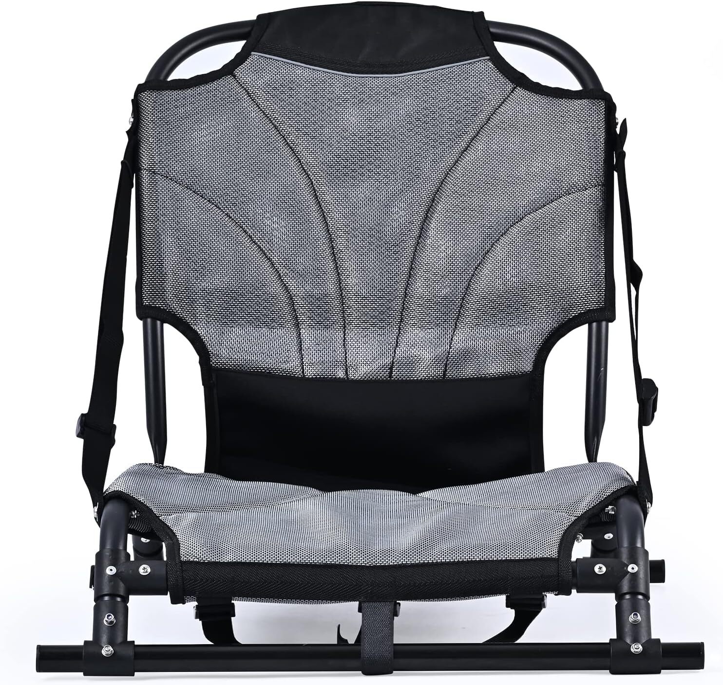Folding Kayak Seat w/Back Support for Inflatable Kayak Comfort Chair Cushion Pad
