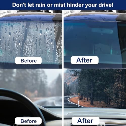 Anti Fog Spray & Rain Repellent Spray for Car Windshield Glass Water