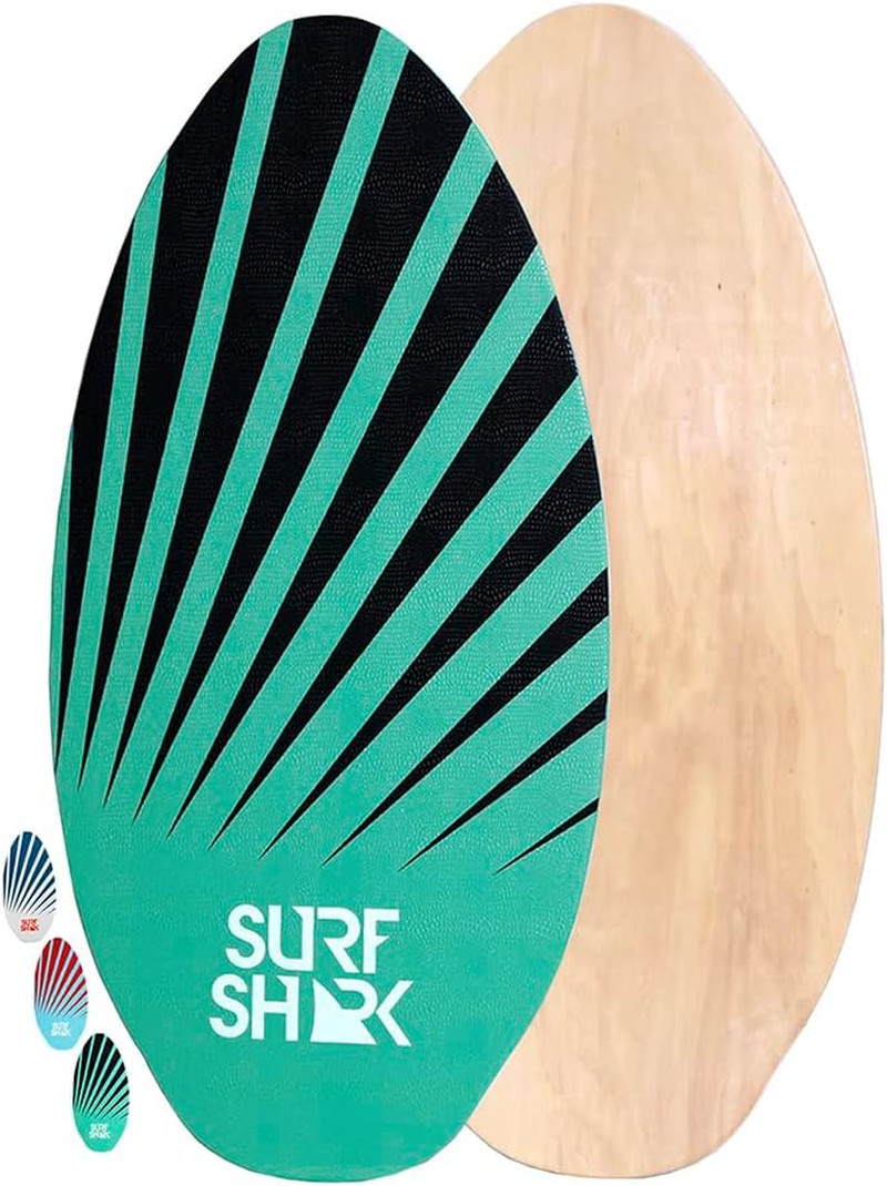 35 to 41 Inch Deluxe Wood Skimboards W/ EVA Traction Grip Pad for X-Grip | Woode