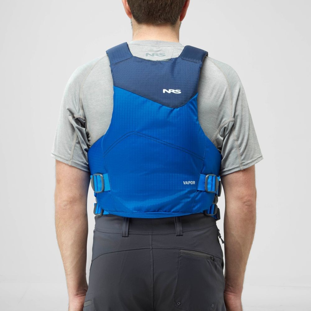 NRS Vapor PFD Life Jacket – Kayak Life Vest USCGA – BLUE