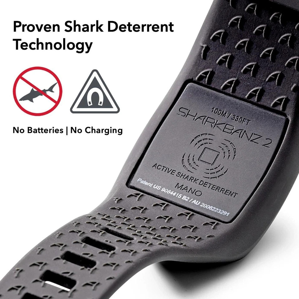 2 – Magnetic Shark Deterrent Band for Swimming, Surfing, Diving, Snorkeling and