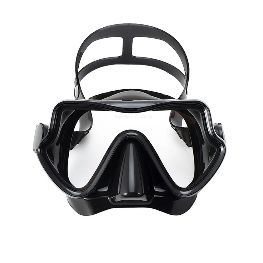 Diving Mask Snorkeling Goggles Panoramic HD Tempered Glass Anti Fog Mask Swim