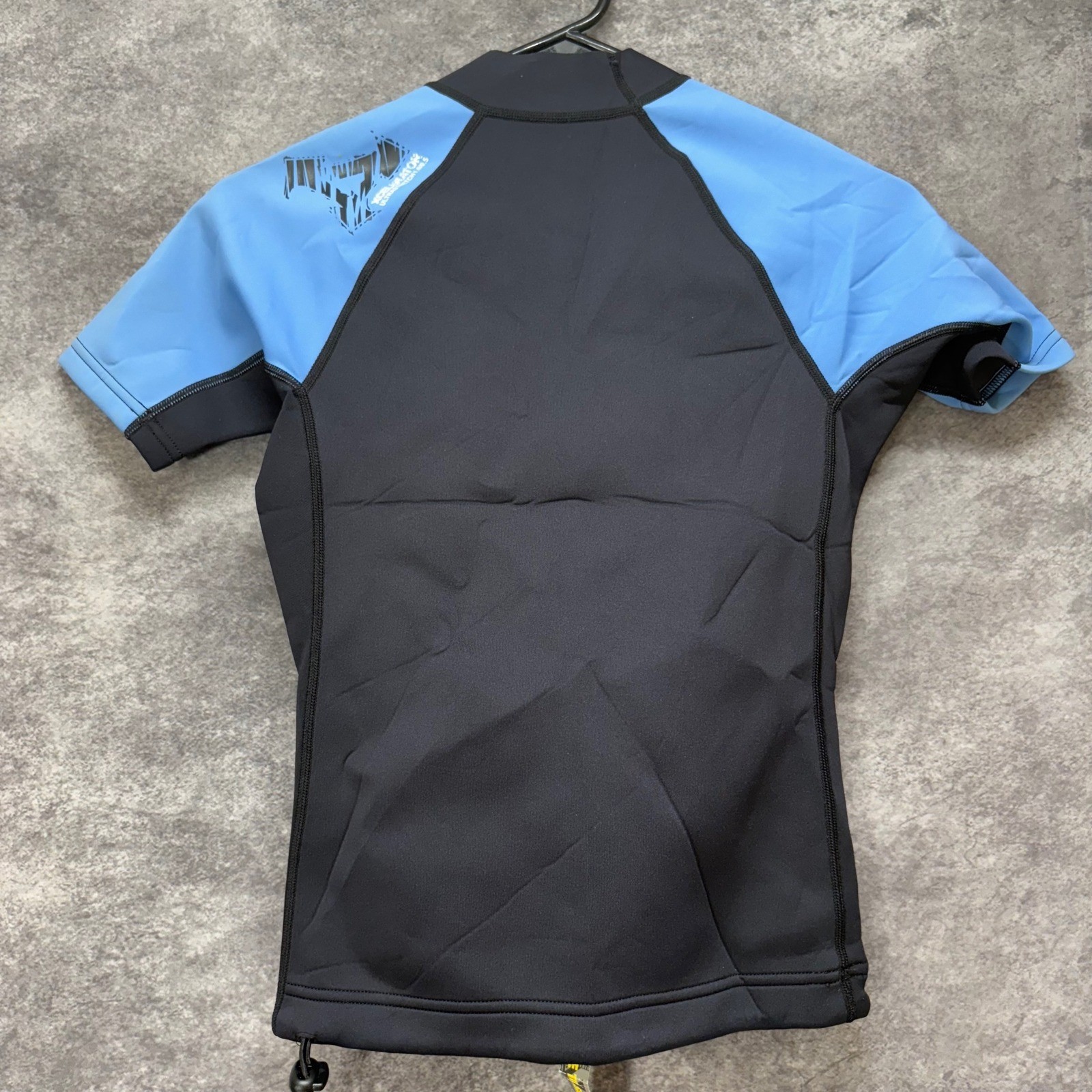 XCEL Neoprene Wetsuit Top Shirt Xcelerator Ultraflex 1.0/0.5 Womens 4 Black Blue