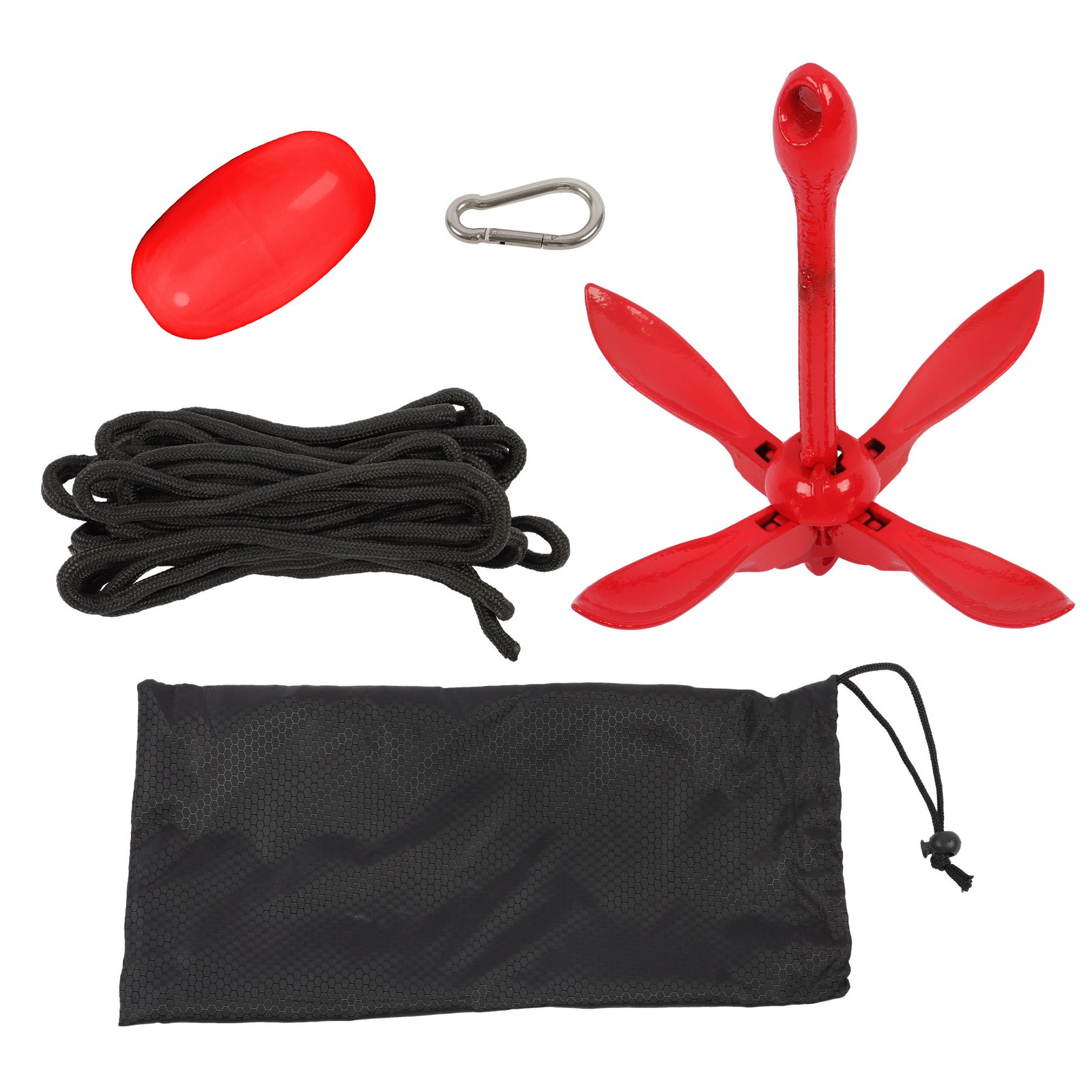 Portable Folding Marine Anchor Kit PWC Raft Boat Kayak Canoe 1.5/3.3/5.5/7.05LB