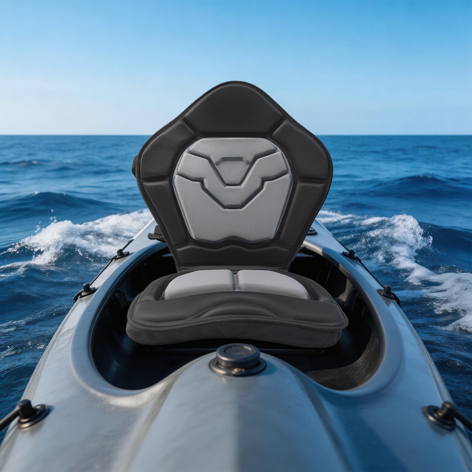 EVA 50mm-thick Kayak Ergonomic Cushion Seat with water-repellent Storage Bag