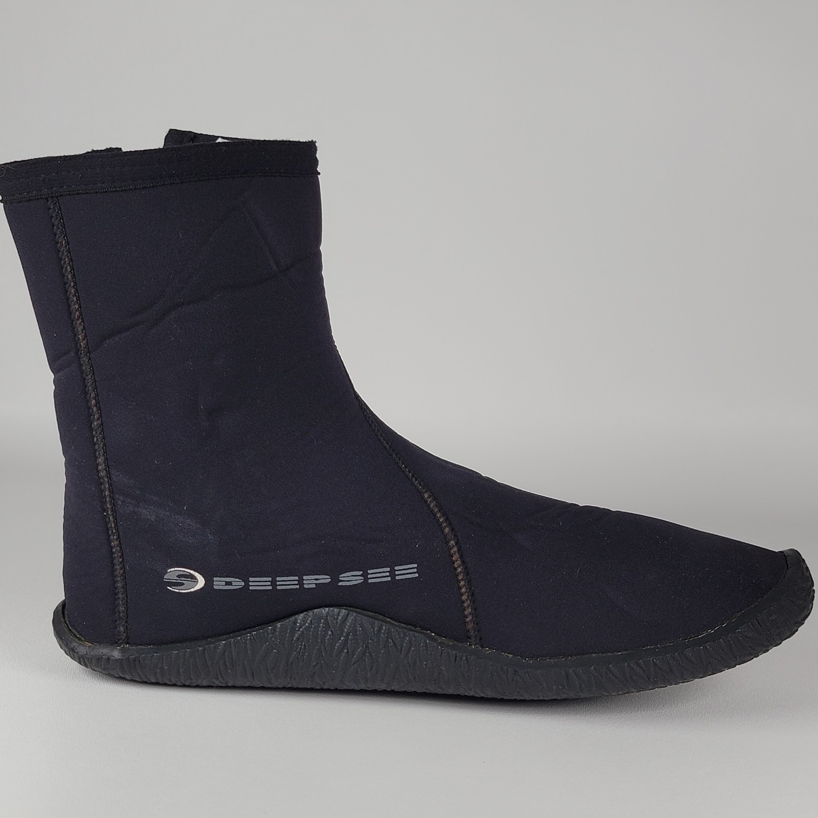 Deep Sea Black Zip Up Scuba Shoes Size 14