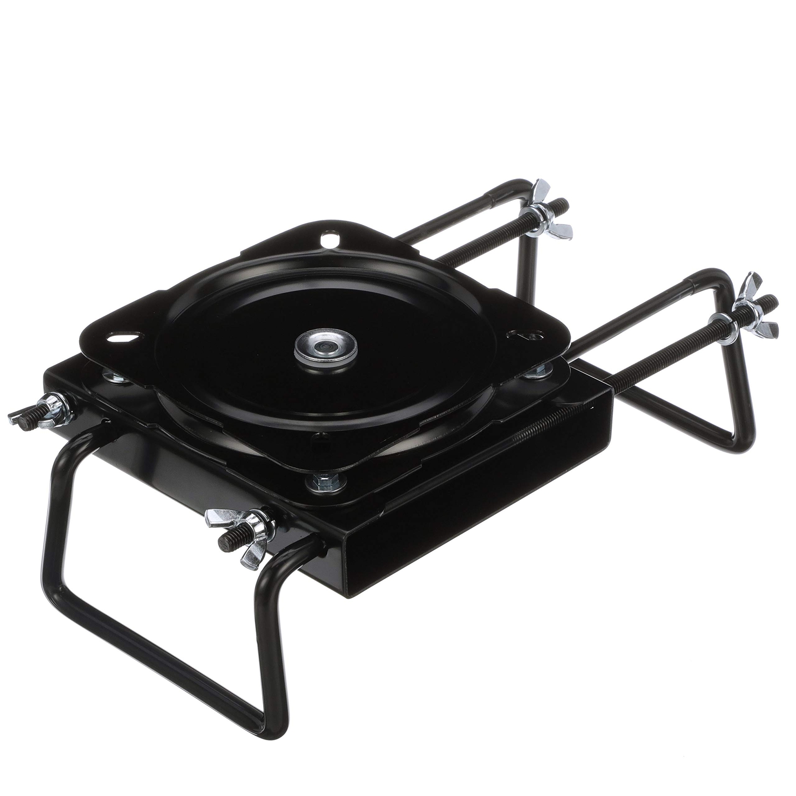 Attwood Adjustable Swivel Seat Mount for Jon Boats Durable Steel Black Finish
