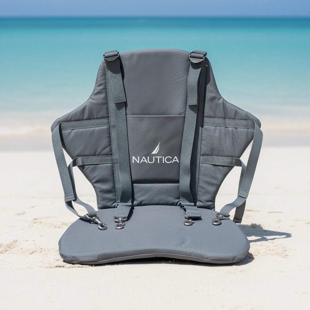 Nautica Kayak SUP Seat Padded Backrest w/ Pocket – Universal Canoe Paddle Board