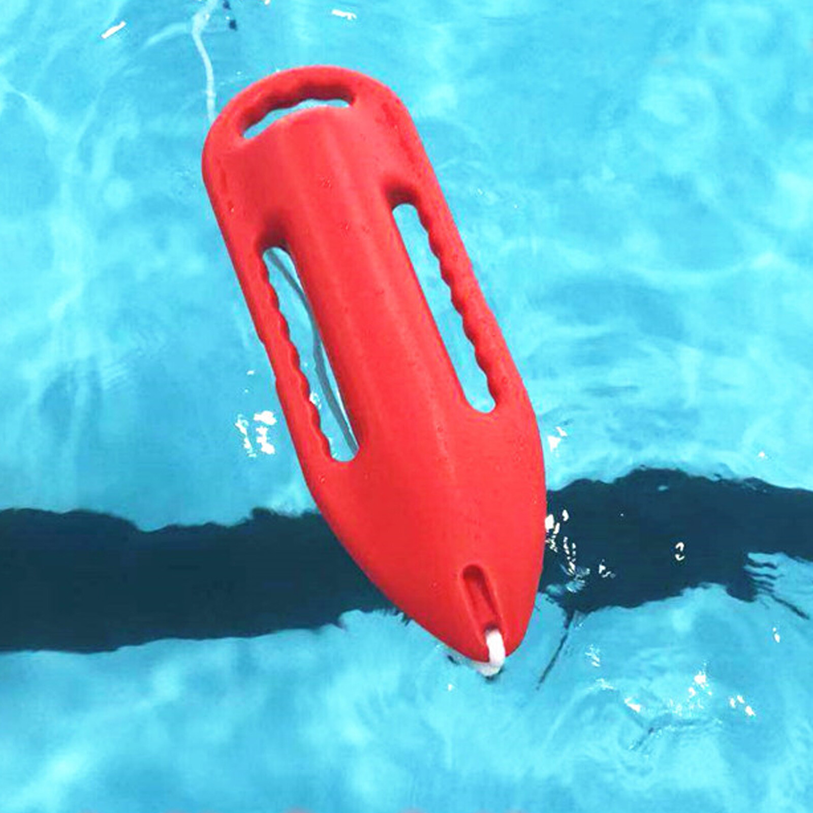 NEW Handle Swimming Rescue Buoy w/ PE Rope Adjustment Buckle Strong Load-bearing