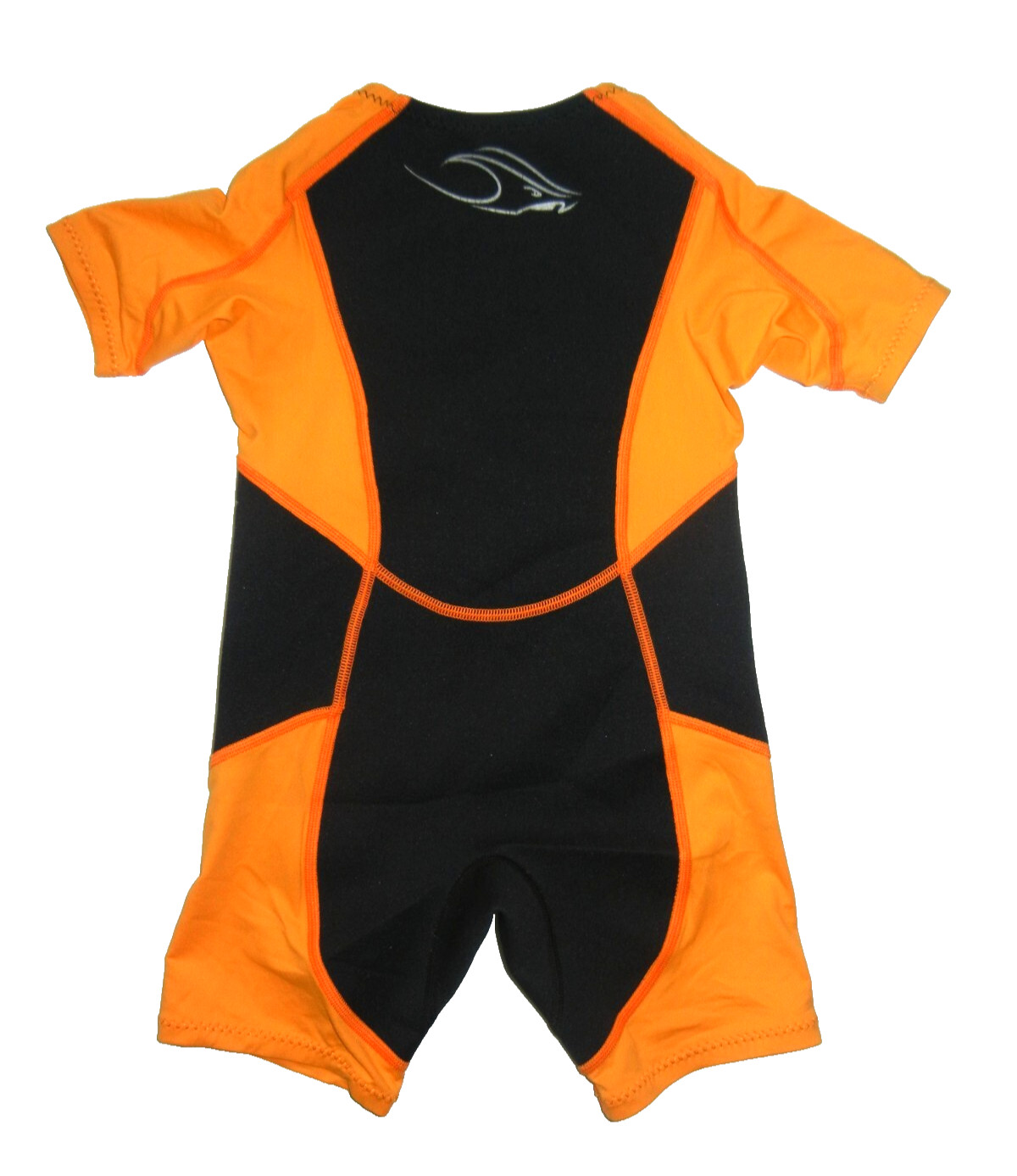AQUA SPHERE Orange/Black Neoprene STINGRAY SHORTY WETSUIT Beach Sun Youth 6/XS