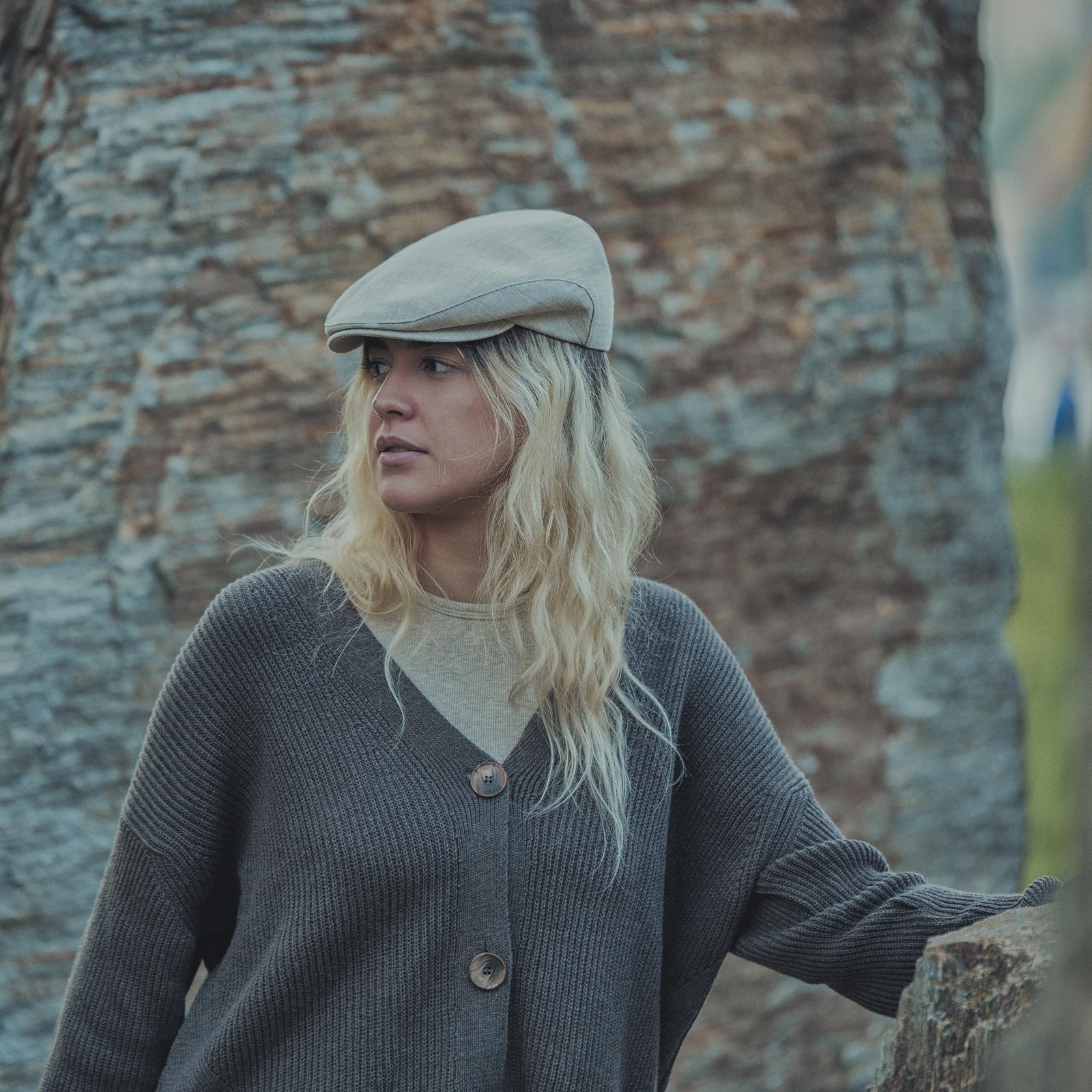 Sterkowski Model Derby | 100% Linen Flat Cap for Men and Women | Airy Summer …