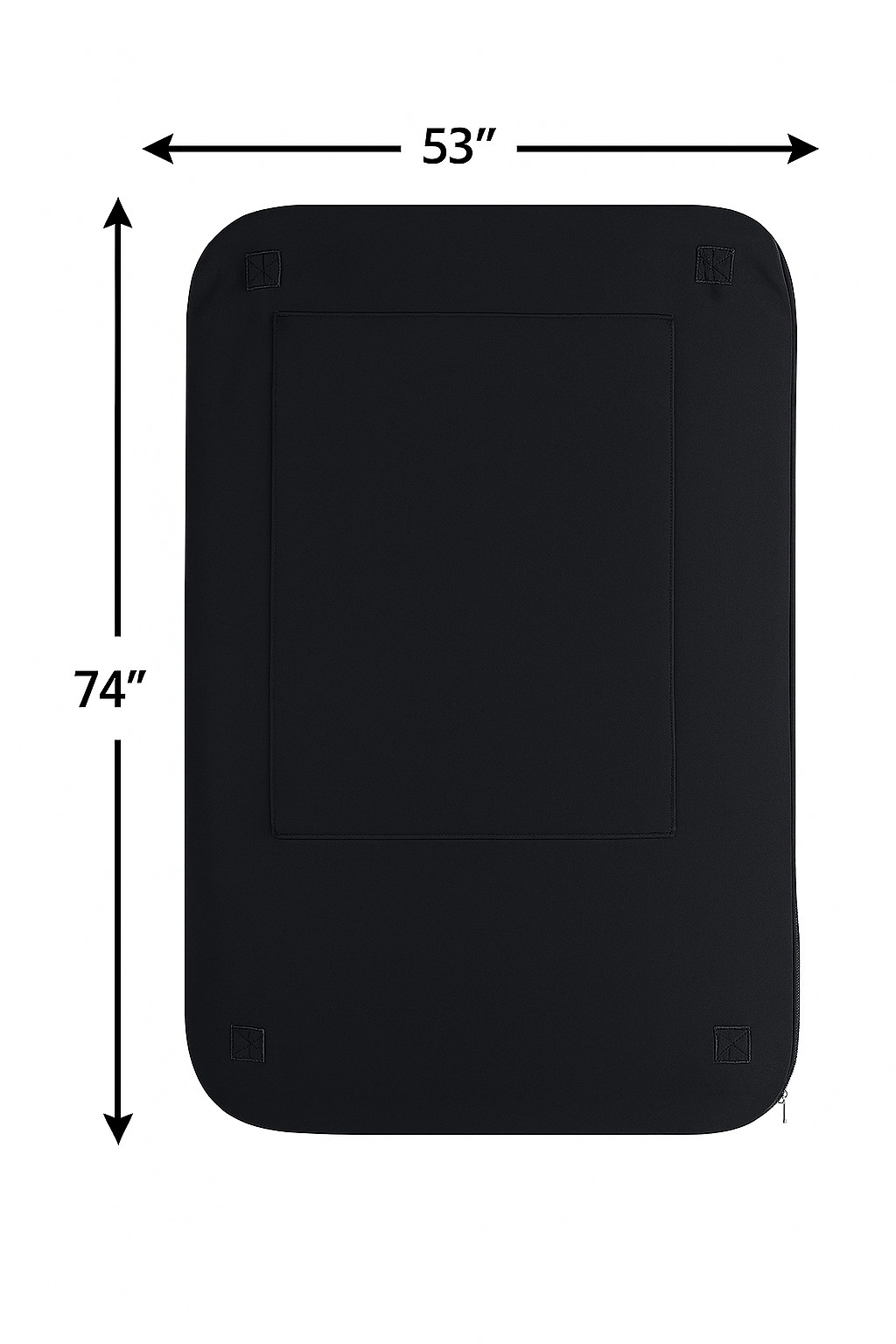 Universal Wakeboard Tower Mounted Flat Cargo Bimini Top Cover – Canvas Frame