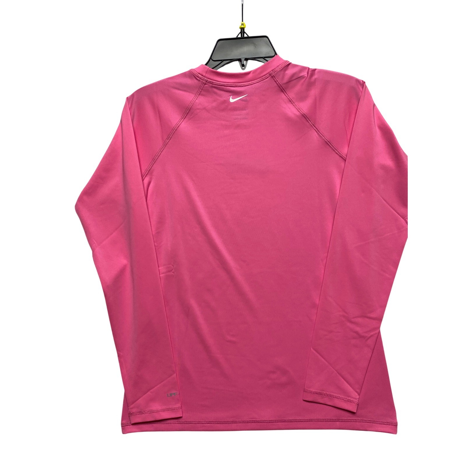 Nike Swim Womens Dri-FIT UPF 40+ Long Sleeve Rash Guard Pink Size Medium NWT