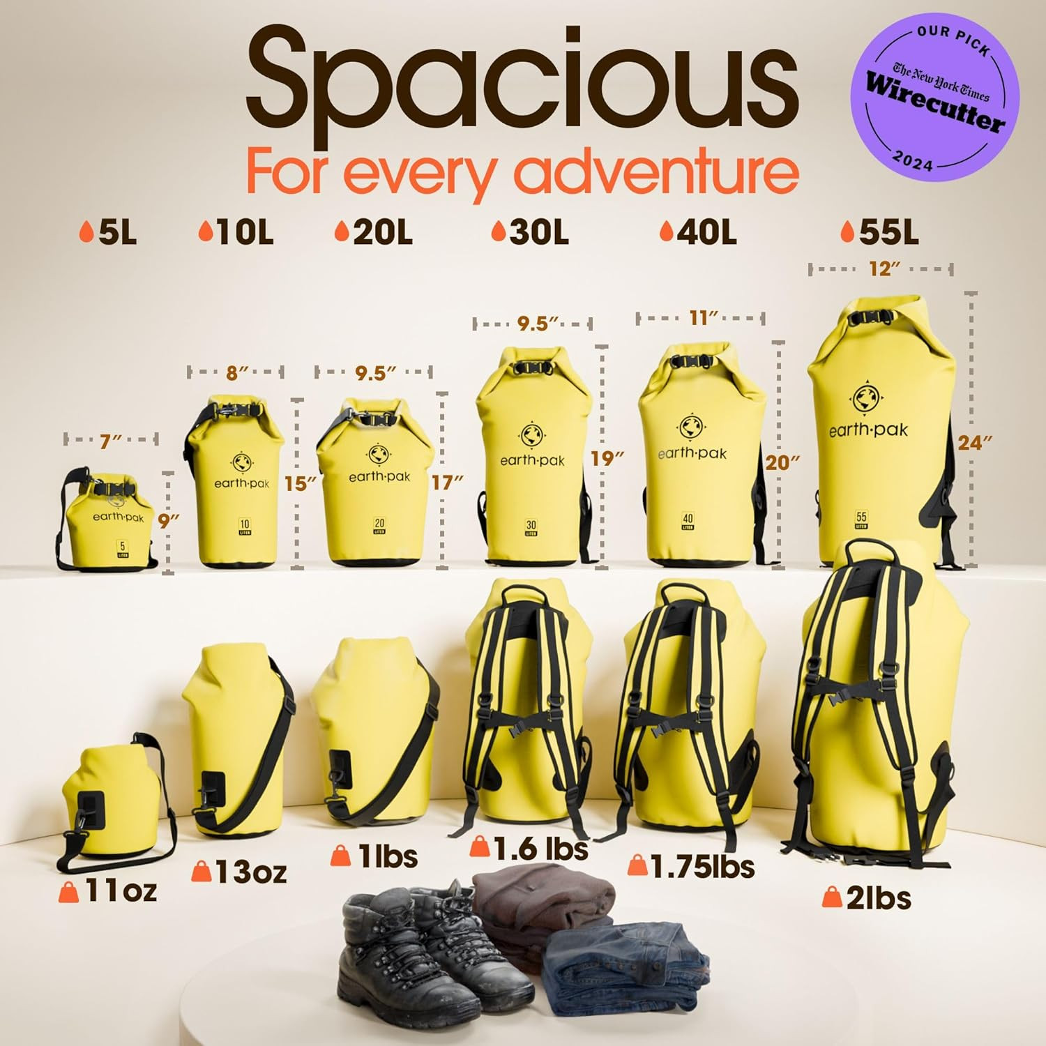 Waterproof Dry Bag – Roll Top Waterproof Backpack Sack Keeps Gear Dry for Kayak