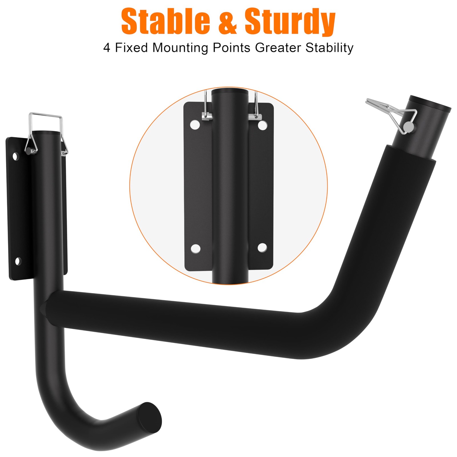 Kayak Wall Rack 2 Pack, Heavy Duty Kayak Hooks for Garage Wall Mount Storage,…