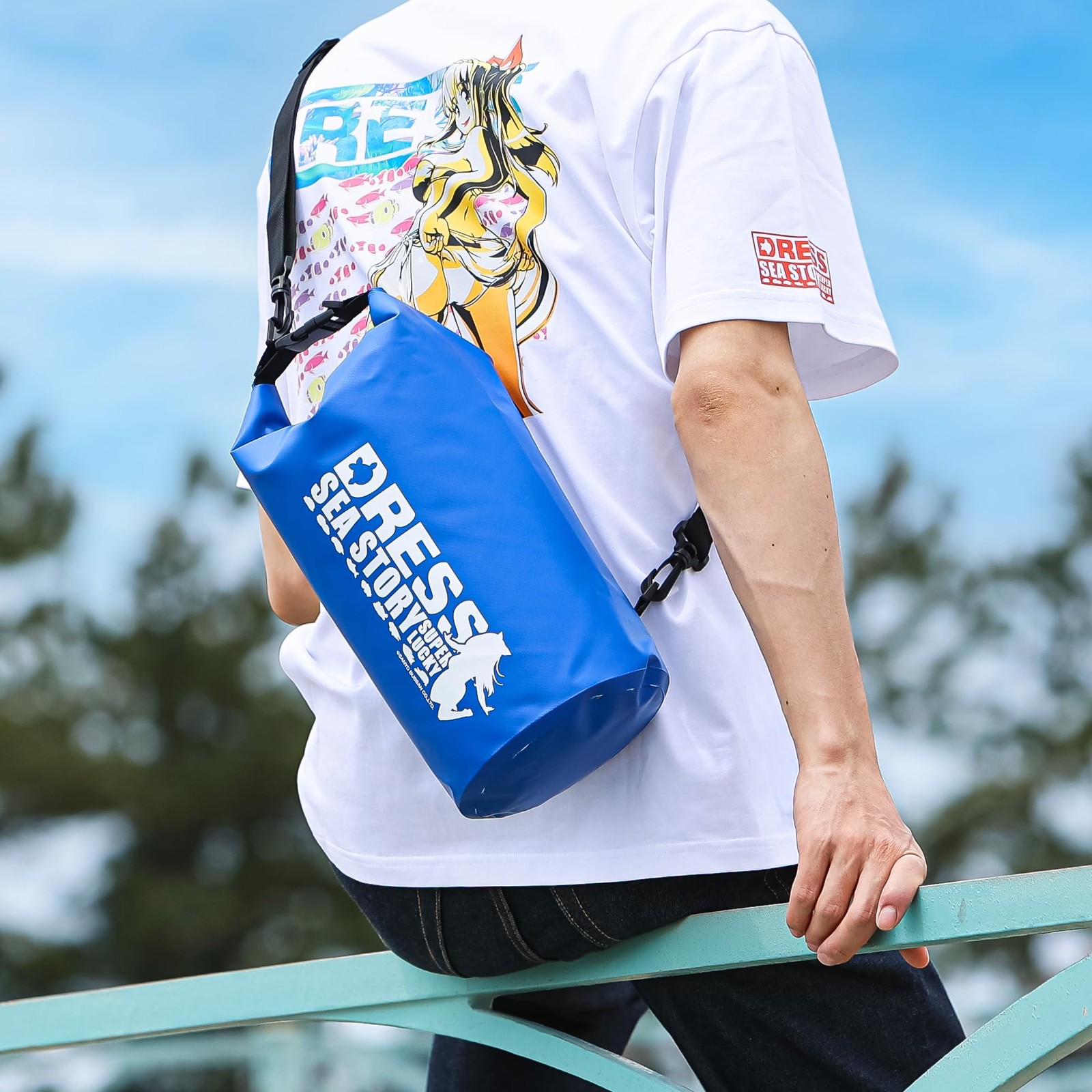Dress x Umi Monogatari Dry Bag, 5L, Waterproof and Water-Repellent, for Fishing