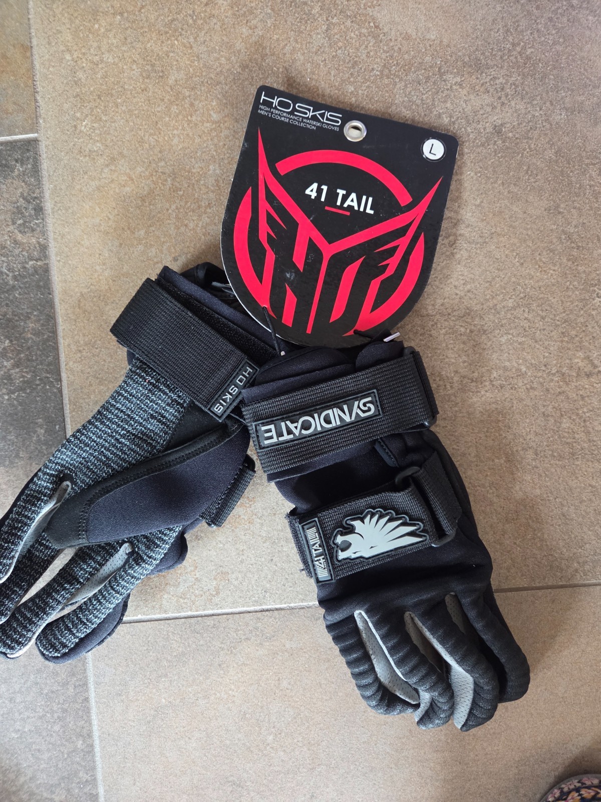 HO Sports 41 Tail Syndicate Water Ski Glove Men’s Large NWT