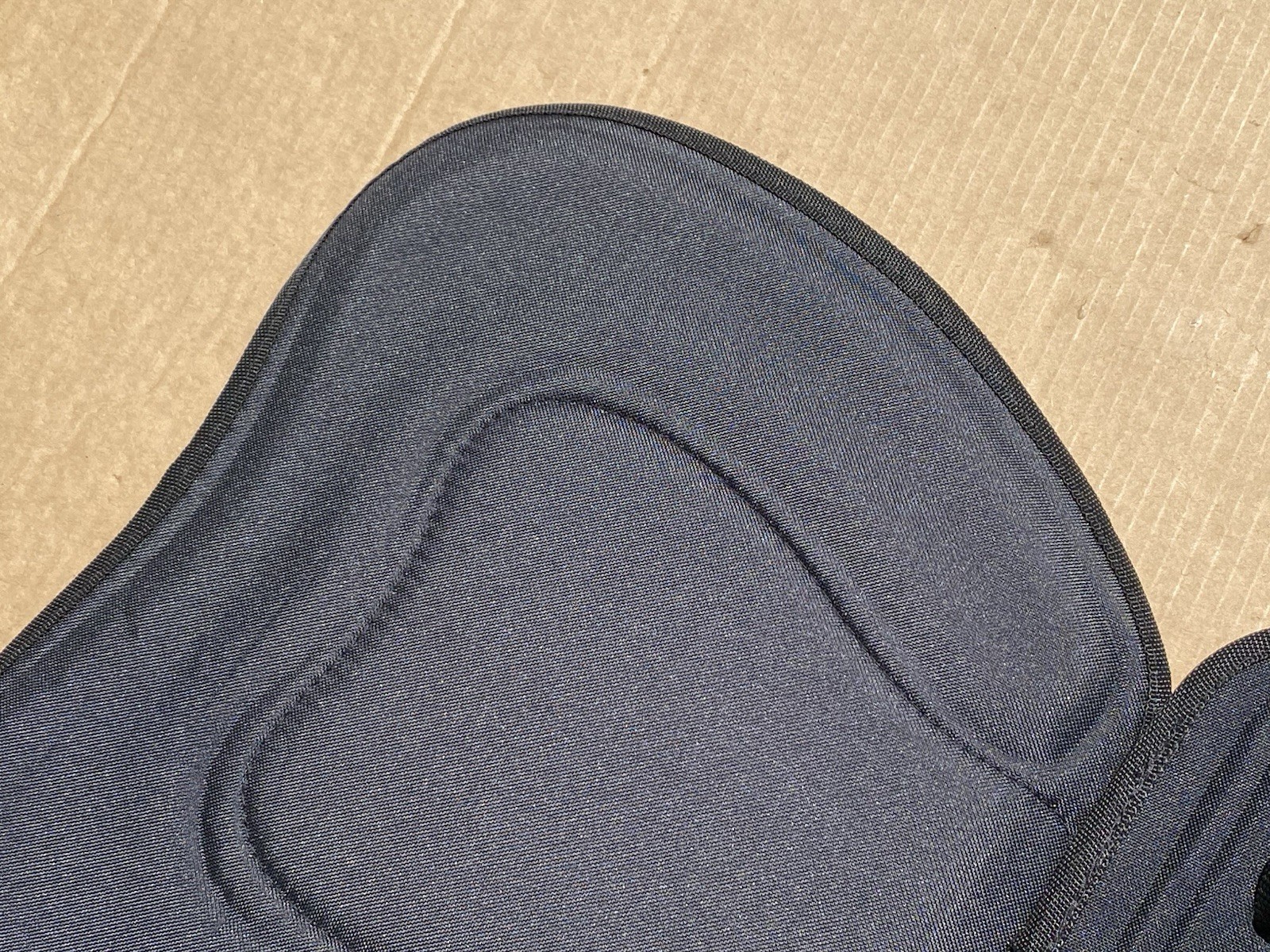 Universal Deluxe Kayak Seat Cushion with Storage Standard 1 Pack Black/Gray