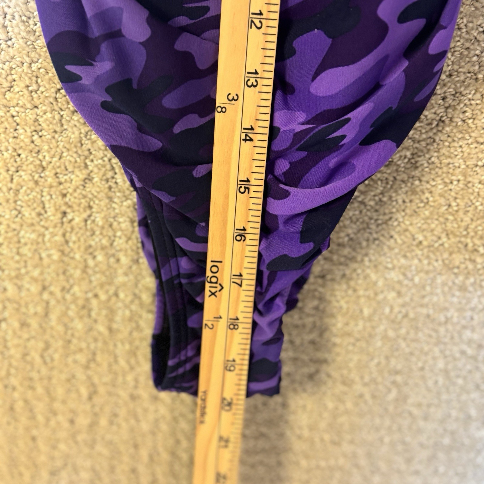 TYR Durafast Elite Fizzy Diamondfit Purple Size 30 Racing Swimsuit Dura Fast