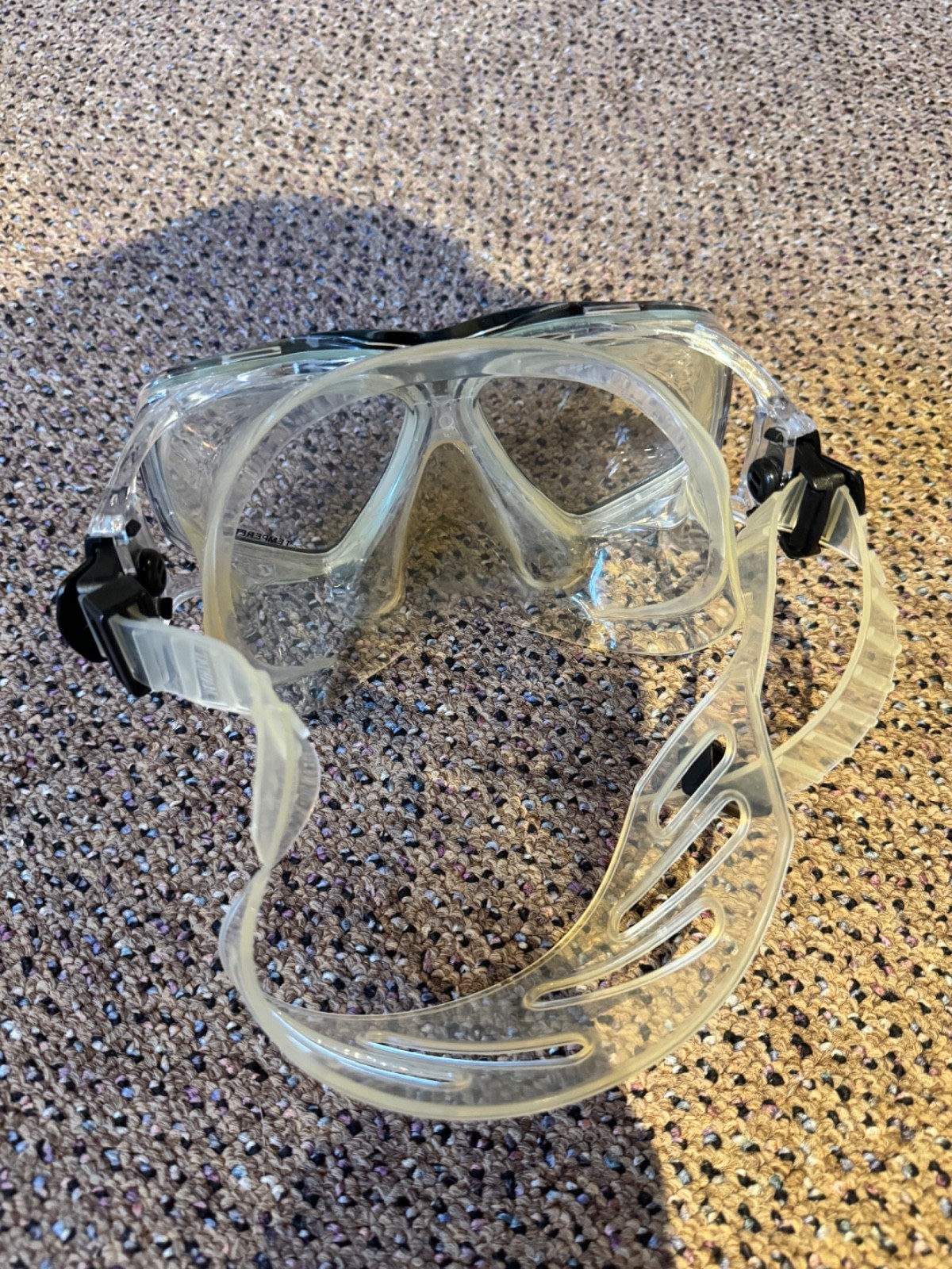 Deep See SCUBA dive mask – Black with case