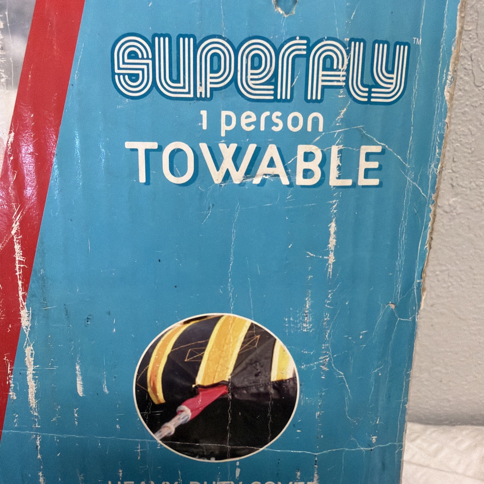 NEW Box Coleman Superfly inflatable Towable tube Heavy Duty Boat Watersport Raft